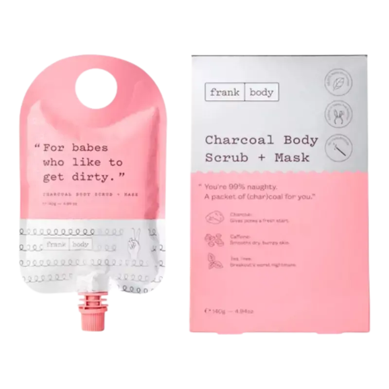 Frank Body Charcoal Body Scrub & Mask 140g Beliebt