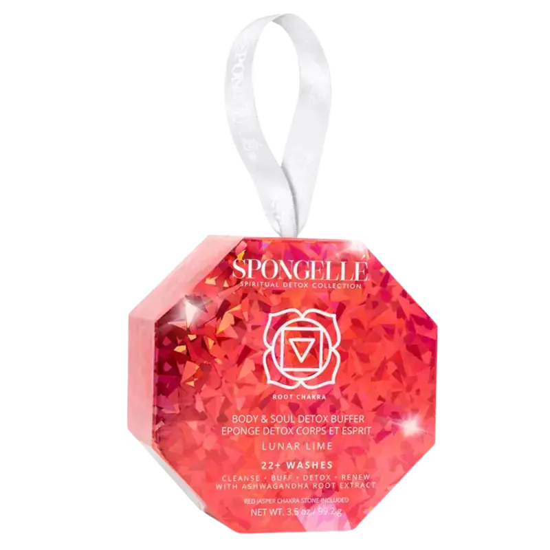 Super-Preis Spongellé Spongelle Spiritual Detox Body Buffer 99.2gr Lunar Lime - Red Jasper