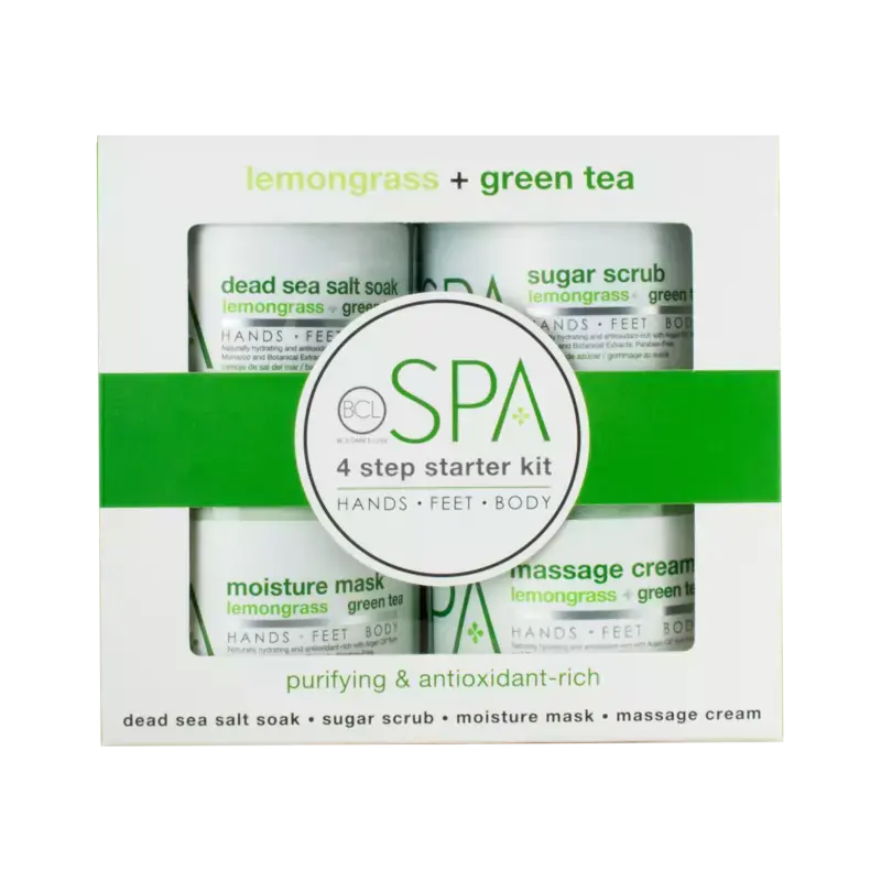 Neue Kollektion BCL SPA 4 Step Starter Kit Lemongrass + Green Tea