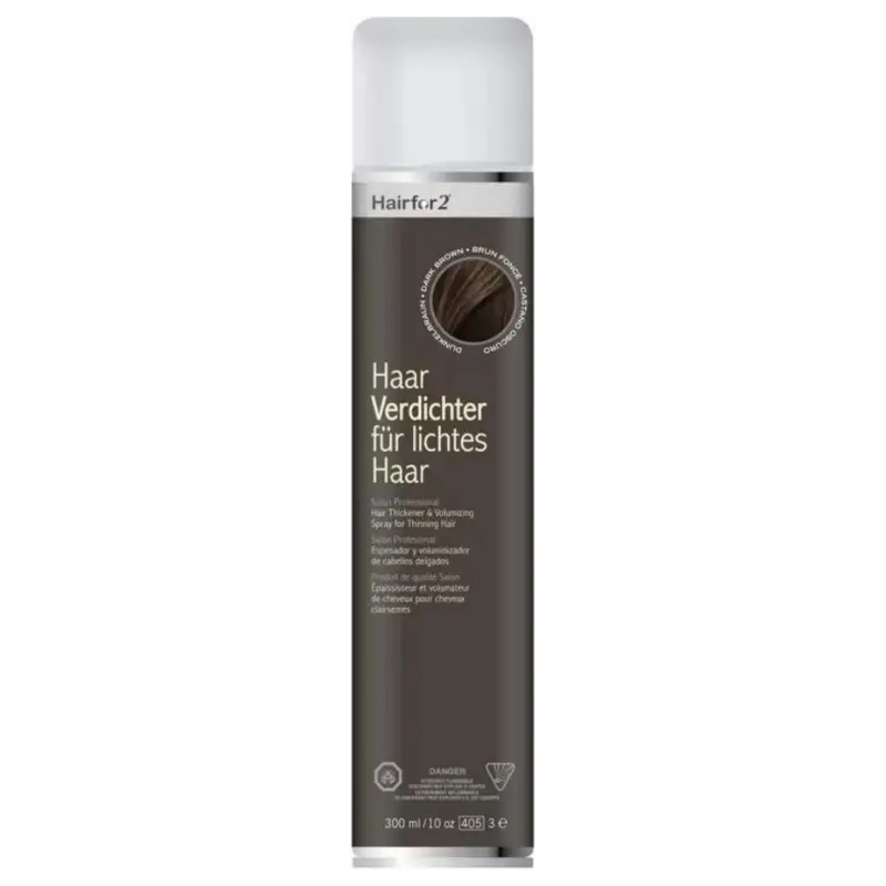 Hairfor2 Hair Thickener 400ml Dark-Brown Markenware