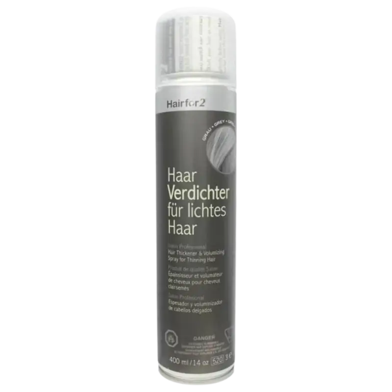 Hairfor2 Hair Thickener 400ml Grey Knallerangebot