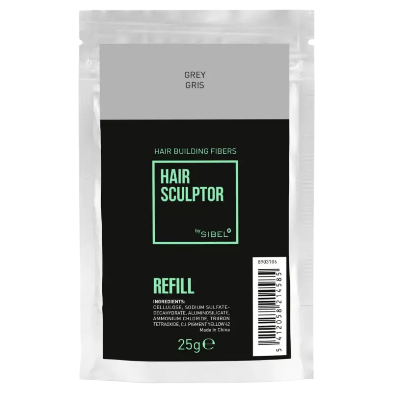 Letzte Chance Sibel Hair Sculptor Hair Building Fibers Refill 25g Grey