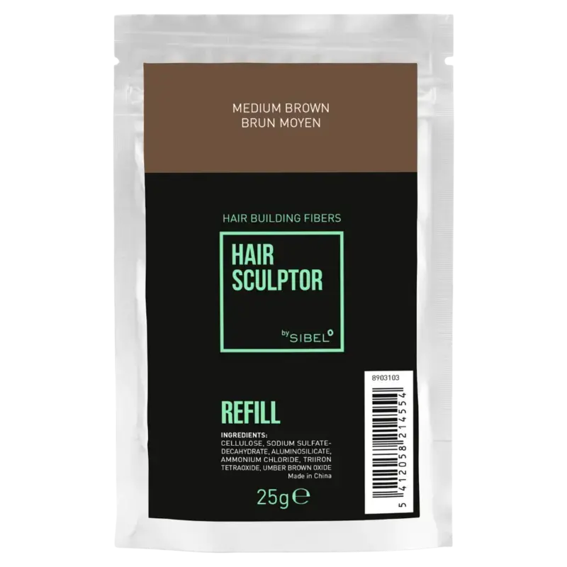 Direktkauf Sibel Hair Sculptor Hair Building Fibers Refill 25g Medium Brown