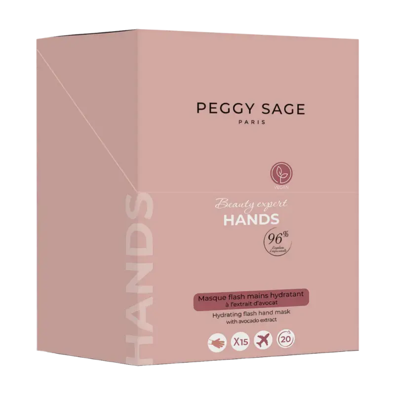 Peggy Sage Beauty Expert Hands Hydrating Flash Hand Mask 15pcs - display Bestpreis