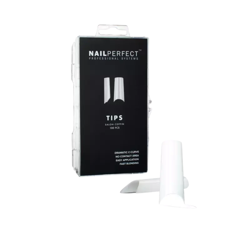 NailPerfect Salon Coffin Tips 100 pieces Garantierte Lieferung