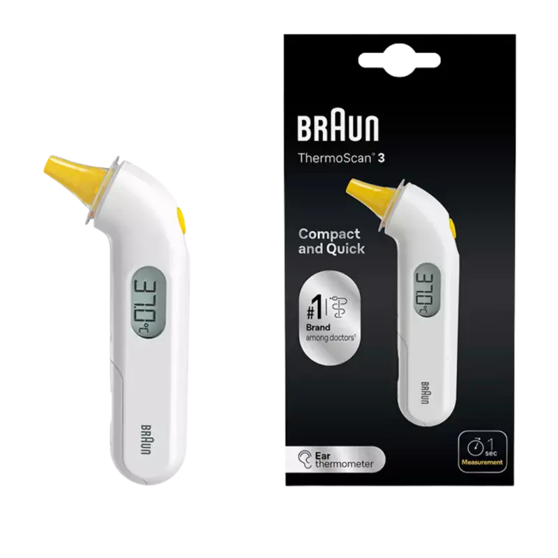 Markenprodukt Braun ThermoScan 3 IRT3030WE