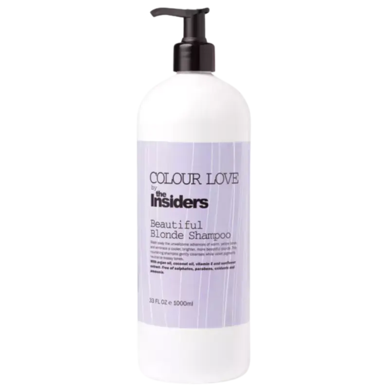 The Insiders Colour Love Beautiful Blonde Shampoo 1000ml Echt