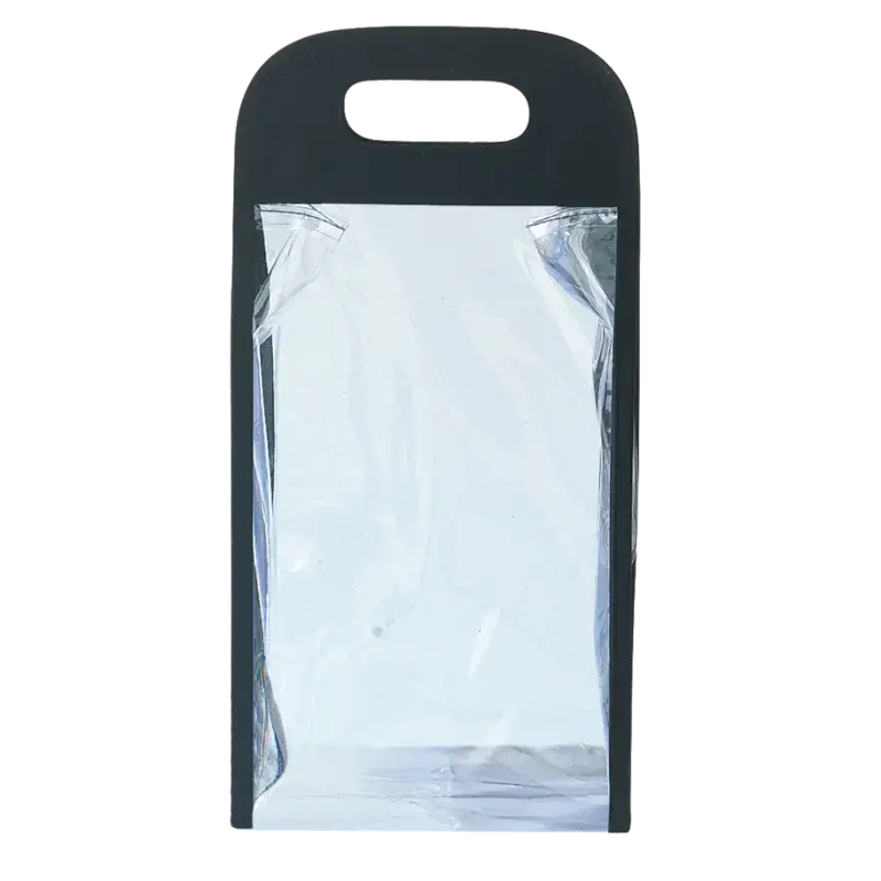 Sibel Cosmetic Bag PVC Duo Black Abverkauf