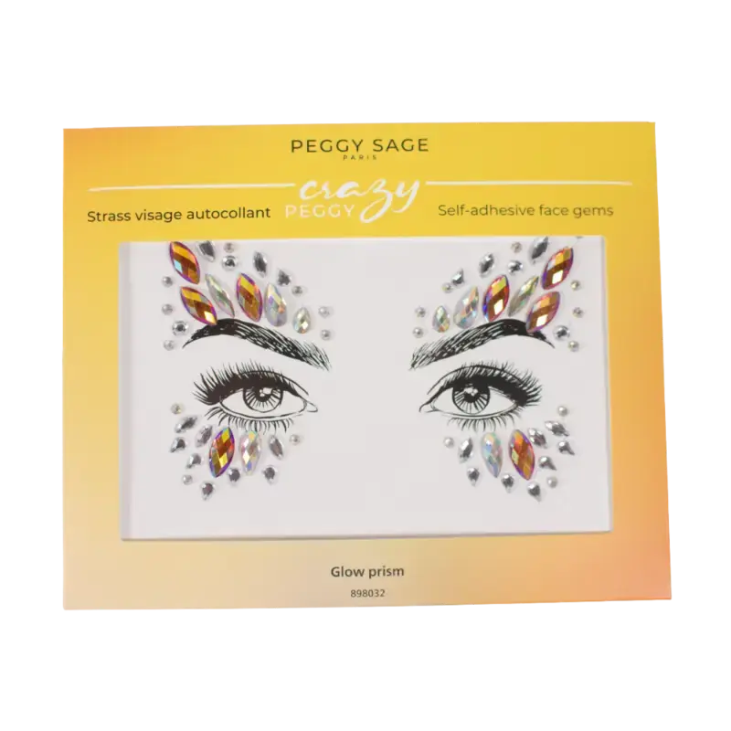 Finale Aktion Peggy Sage Self-adhesive Face Gems Glow Prism