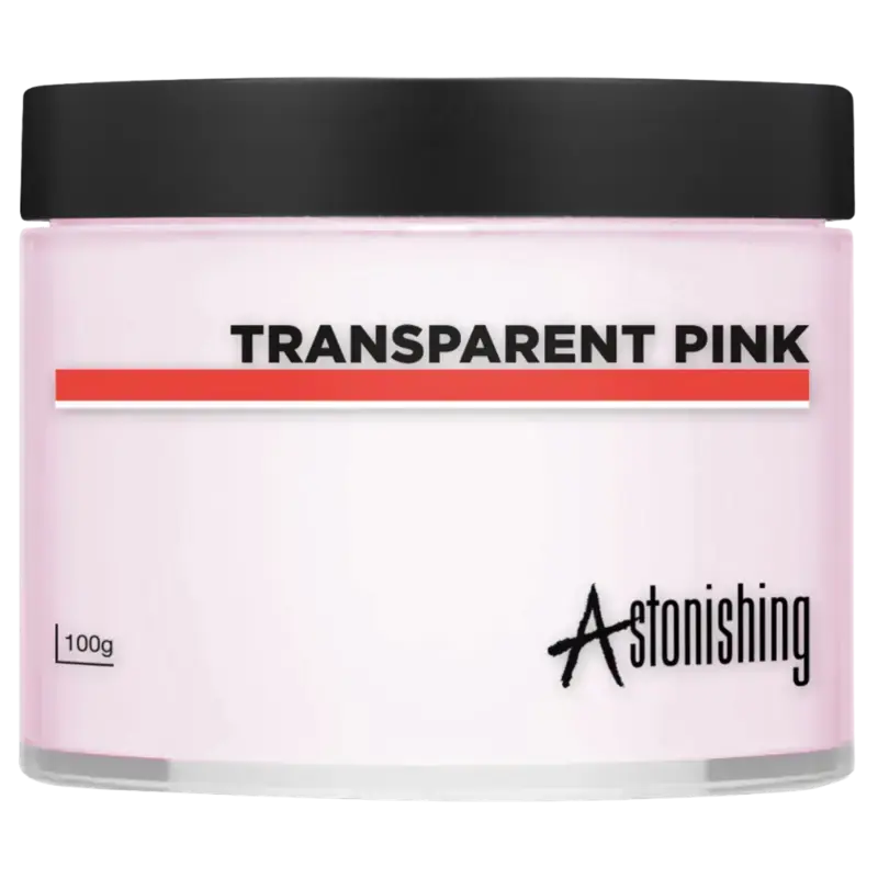 Astonishing Acrylic Powder Transparent Pink 100gr Preiswert