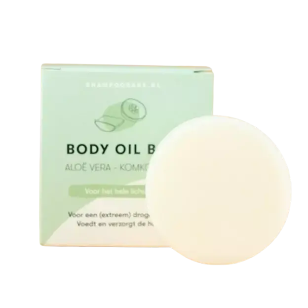 Shampoobars Body Oil Bar 45g Aloë Vera - Komkommer Billig