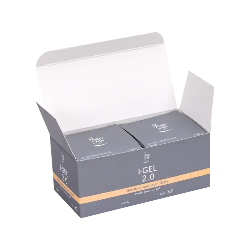 Peggy Sage I-Gel 2.0 Peach Camouflage Gel 2x50gr Direktkauf