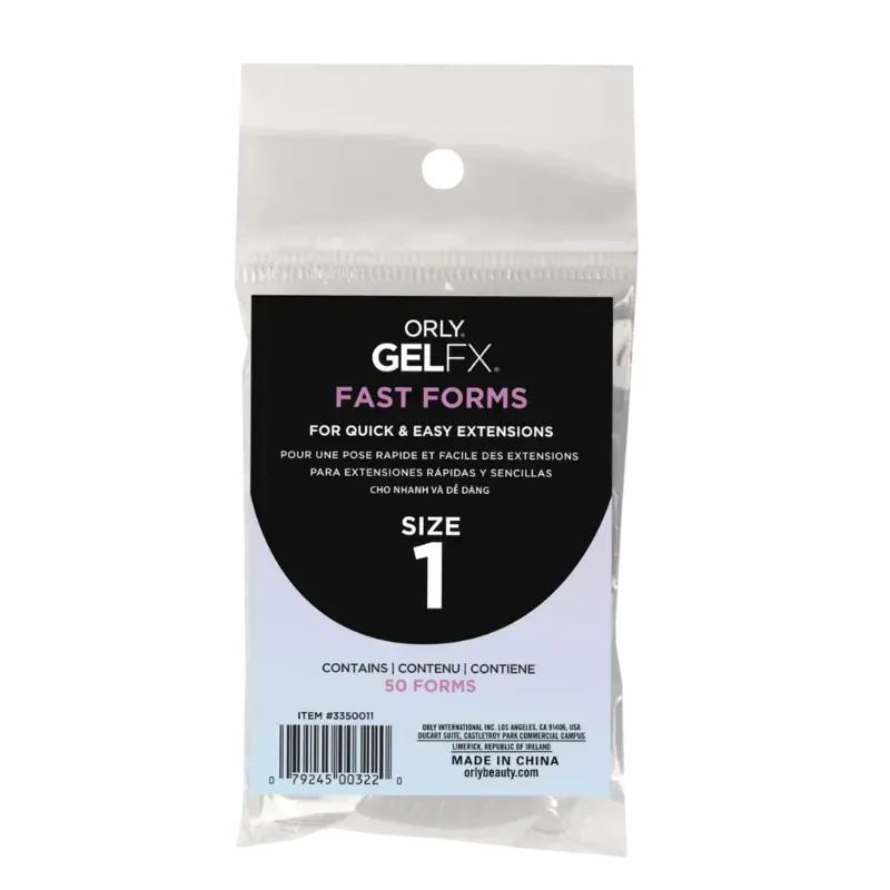 Expressversand ORLY® ORLY® GelFX Fast Forms 50pcs Size 1