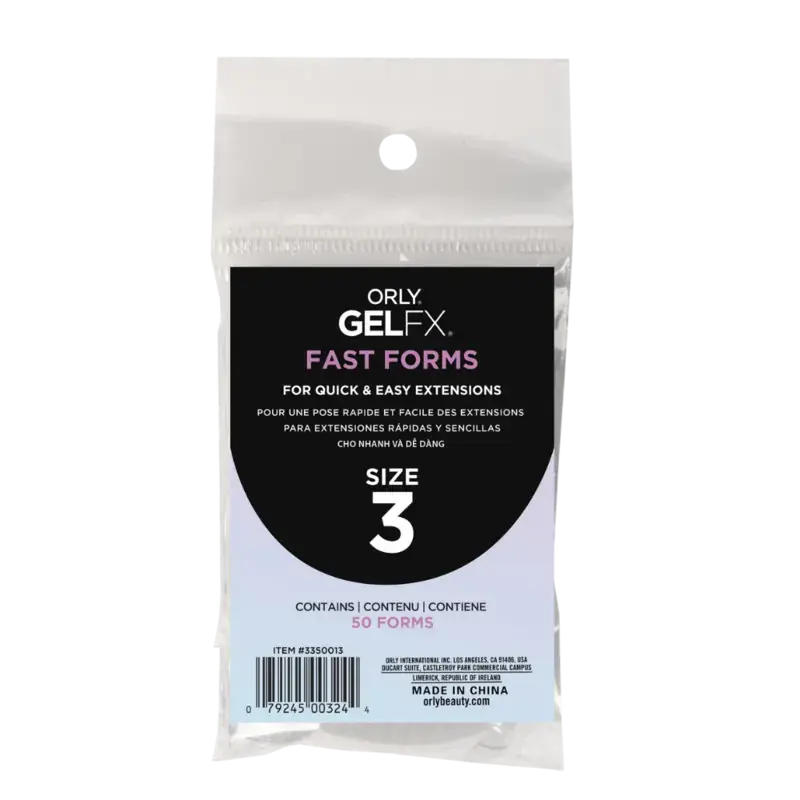 Neue Kollektion ORLY® ORLY® GelFX Fast Forms 50pcs Size 3