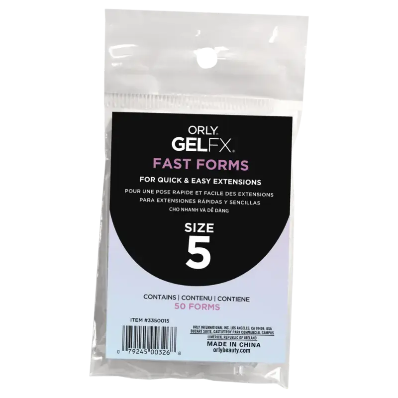Echt ORLY® ORLY® GelFX Fast Forms 50pcs Size 5