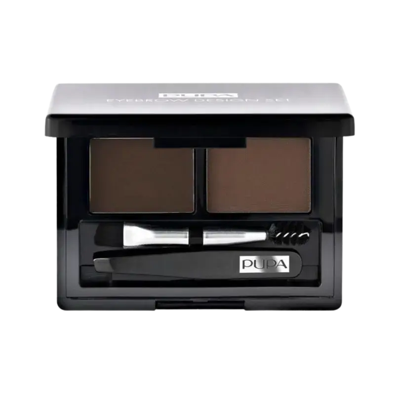 PUPA Milano Eyebrow Design Set 003 Dark Brown Markenware