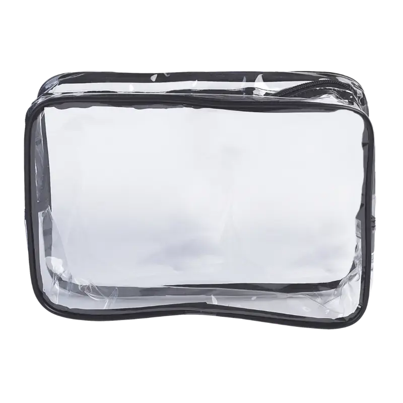 Sibel Cosmetic Bag PVC Black Transparent Echt