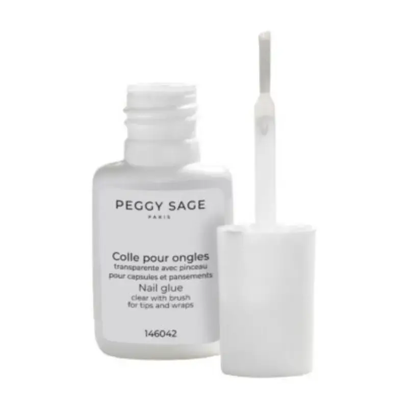 Schnäppchen Peggy Sage Clear Nail Glue For Tips And Wraps With Brush 6gr
