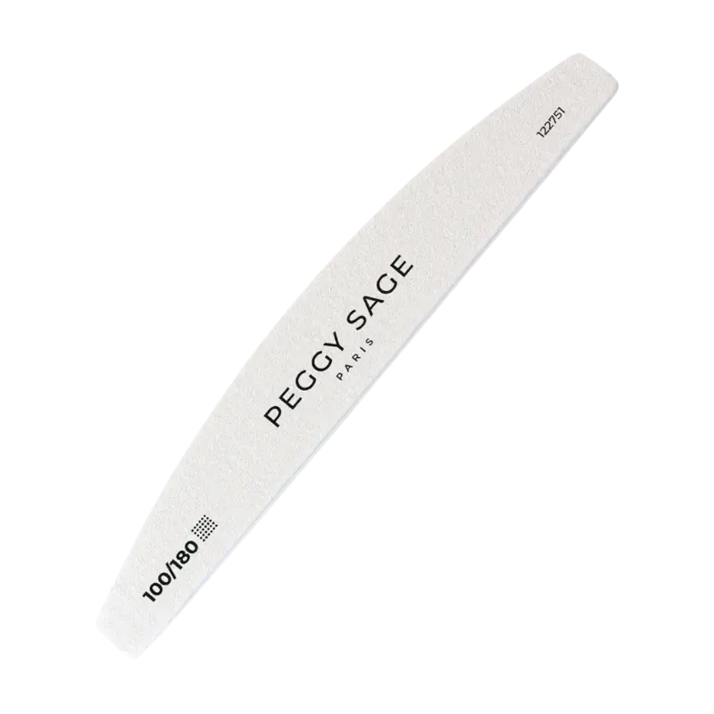Peggy Sage Halfmoon 2-seitige Nagelfeile 100/180 Nur Heute