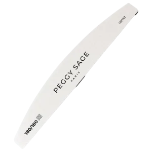 Peggy Sage Halfmoon 2-seitige Nagelfeile 180/180 Bestseller