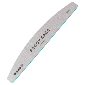 Peggy Sage Halfmoon 2-seitige Nagelfeile 180/180 - Zebra Heißes Angebot