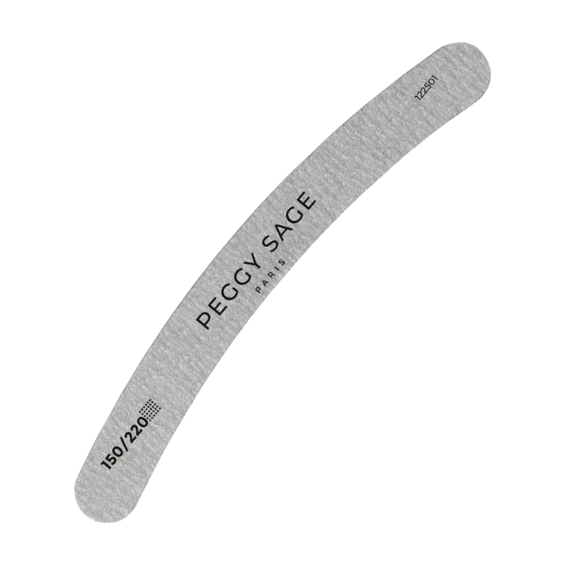 Peggy Sage Washable 2-Way Banana Nail File Zebra 150/220 1pcs Garantierte Lieferung
