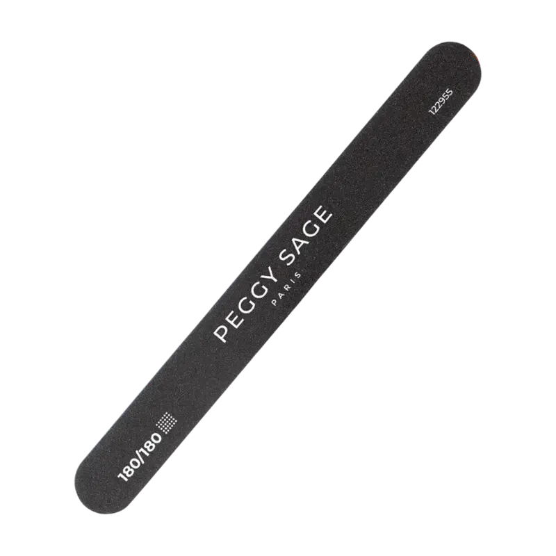 Must-Have Peggy Sage Washable 2-Way Nail File Black 180/180 1pcs
