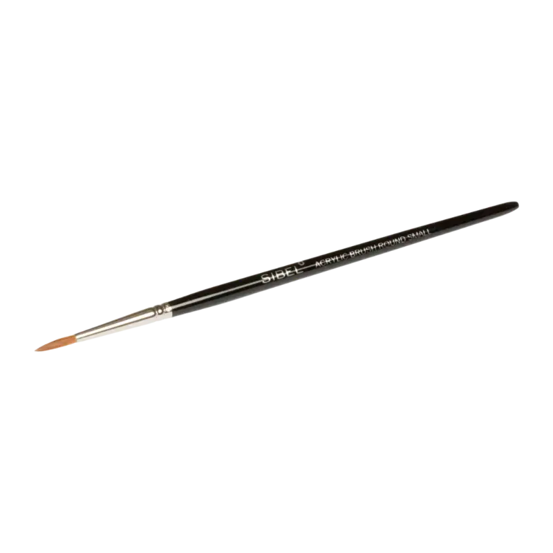 Sibel Acrylic Nail Brush Round Small Top-Angebot