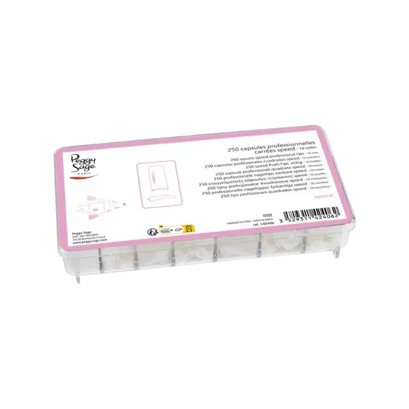 Jetzt Kaufen Peggy Sage Square Professional Tips Speed 250pcs