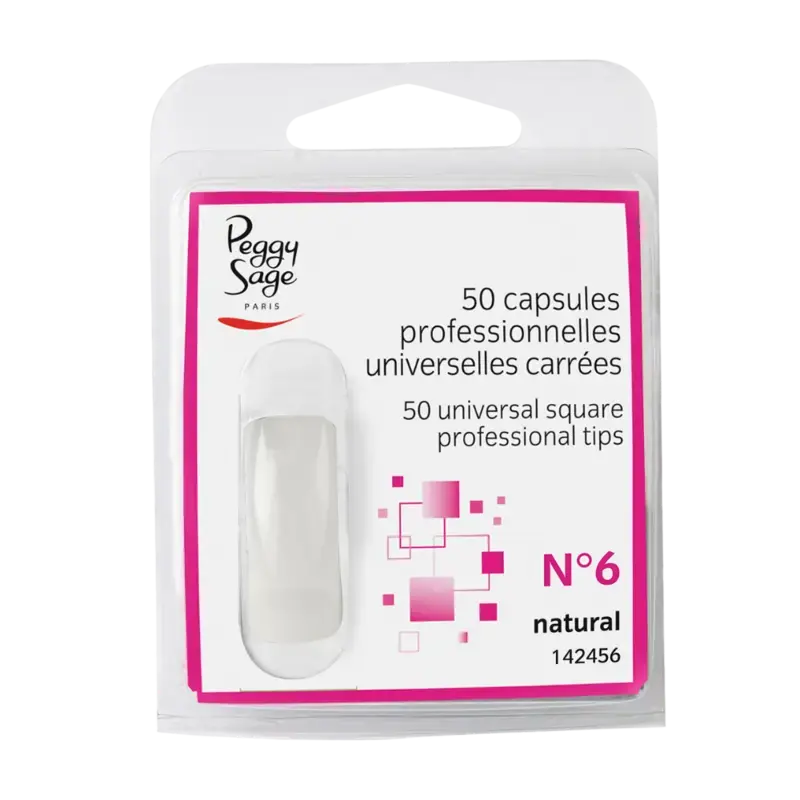 Top-Preis Peggy Sage Universal Square Tips N°6 50pcs