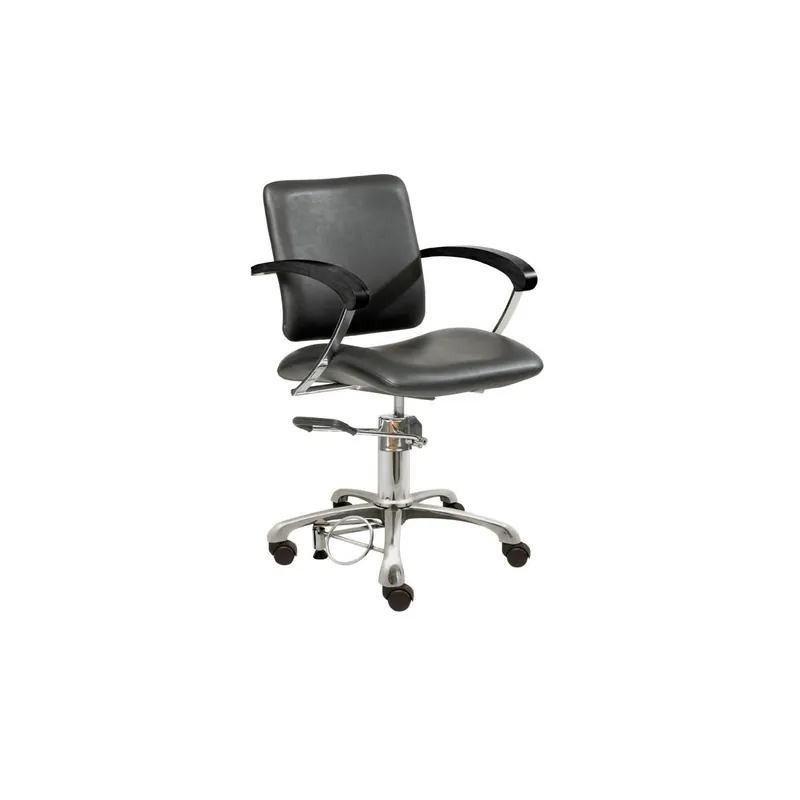 Comair Friseurstuhl 11071 CO - schwarz, Armlehnen schwarz Preisknaller