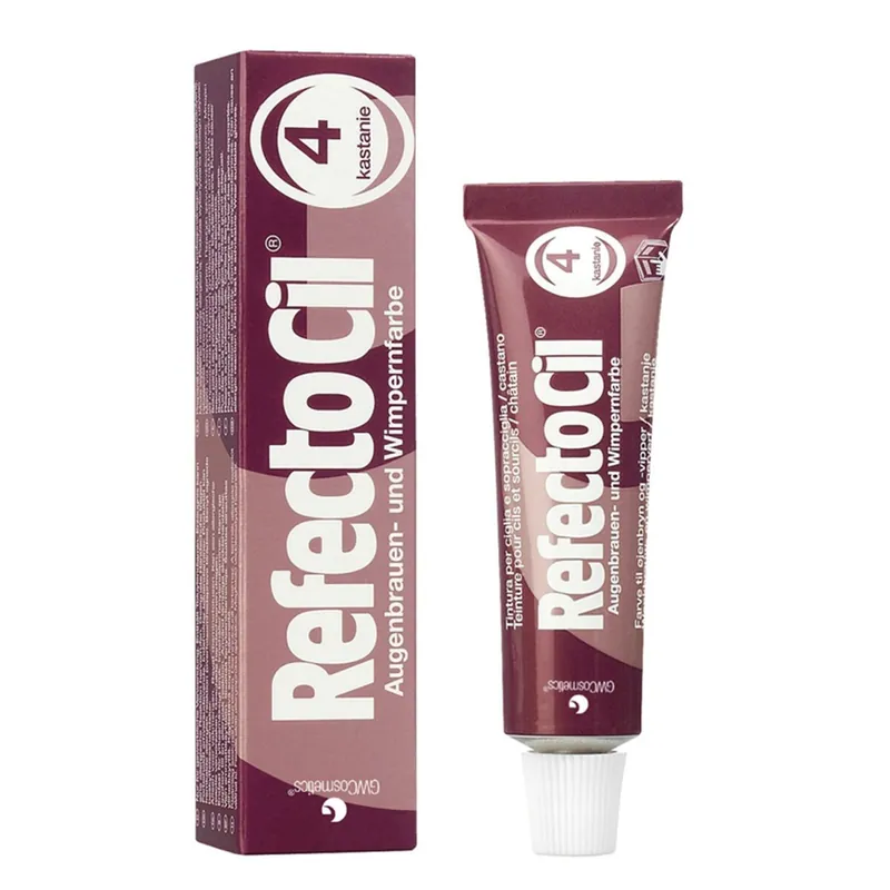 Neue Kollektion RefectoCil 4 kastanie 15 ml Augenbrauen- & Wimpernfarbe