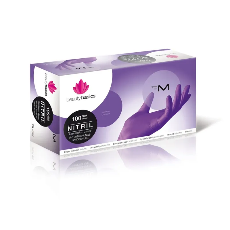Black Swan Nitrile Gloves 100 pieces Purple M Preisreduziert