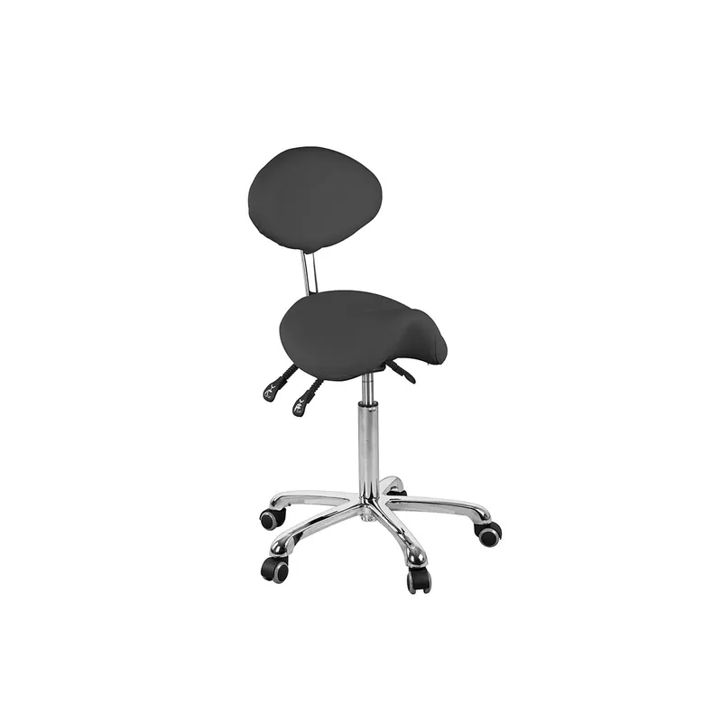 BEAUTEK Arbeitsstuhl 9116 SF mit ovaler Lehne (grau oder weiß) Nur Heute
