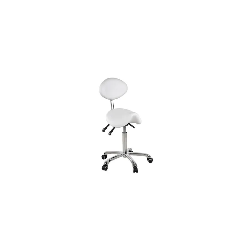 BEAUTEK Work Chair 9116 SF with oval backrest (gray or white) Ausverkauf