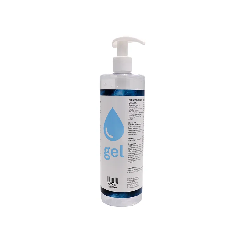 Disinfectant hand gel 500ml in dispenser bottle Neu