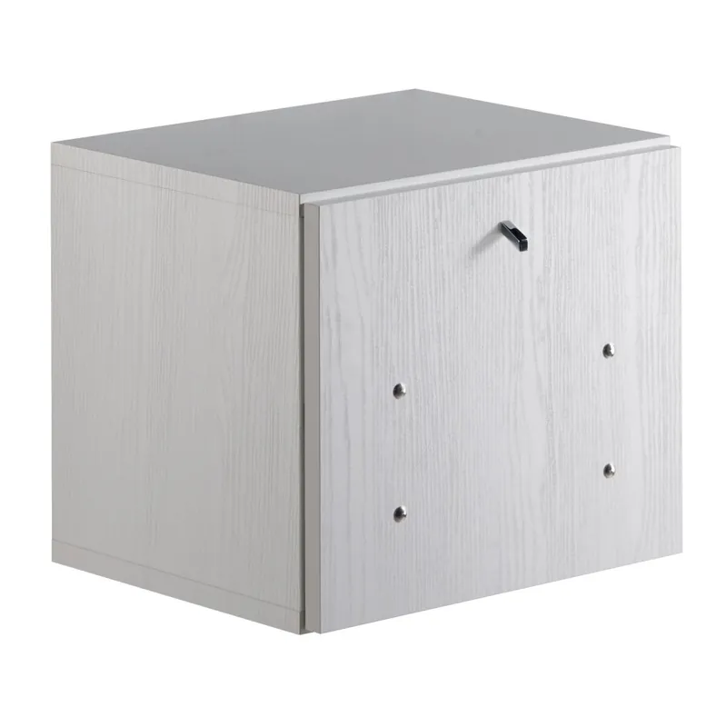 Preisknaller Salon Ambience Anbauschrank Cannes SA Einzelschrank (weiße Front)
