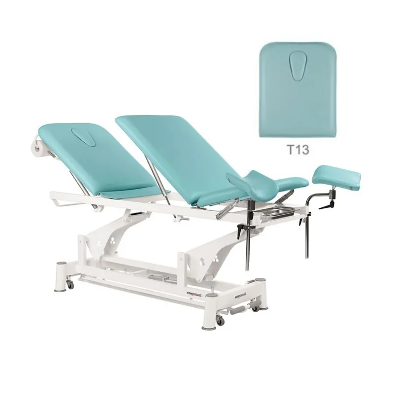 Neu Gynäkologieliege 5000 E-1 EP + gratis Stuhl T13 mit Gesichtsloch