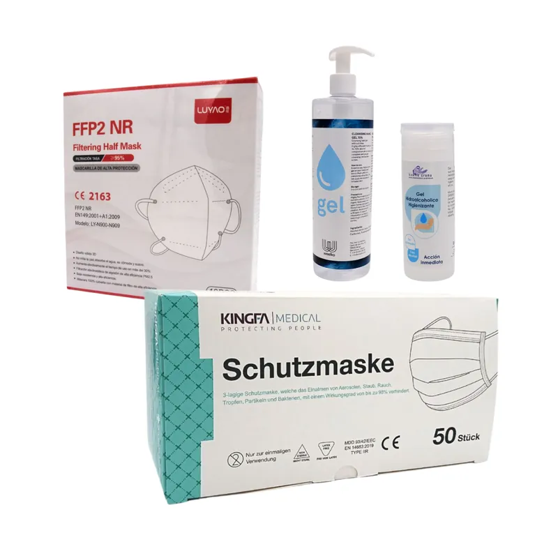 BEAUTEK Hygiene Set (Masks + Disinfection) Wochenendangebot