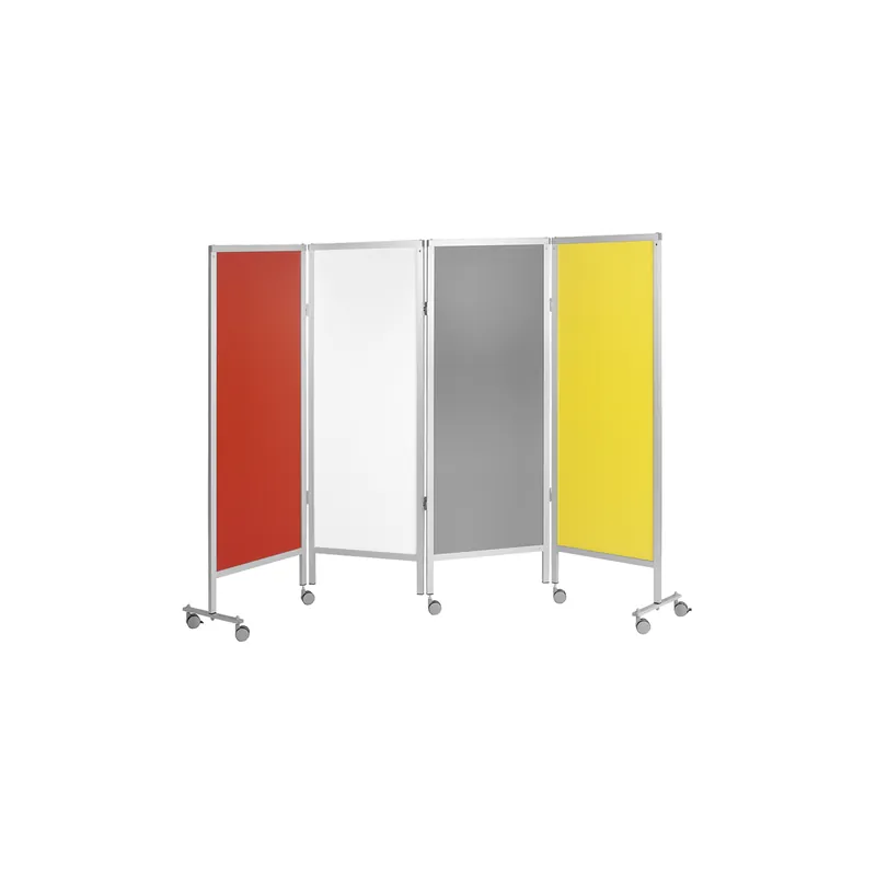 Preisreduziert Paravents mit Laufrollen A (individuell gestaltbar) 4 Flügel