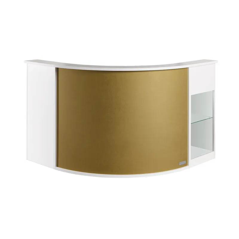 Günstig Reception SA form including cabinet & display case white