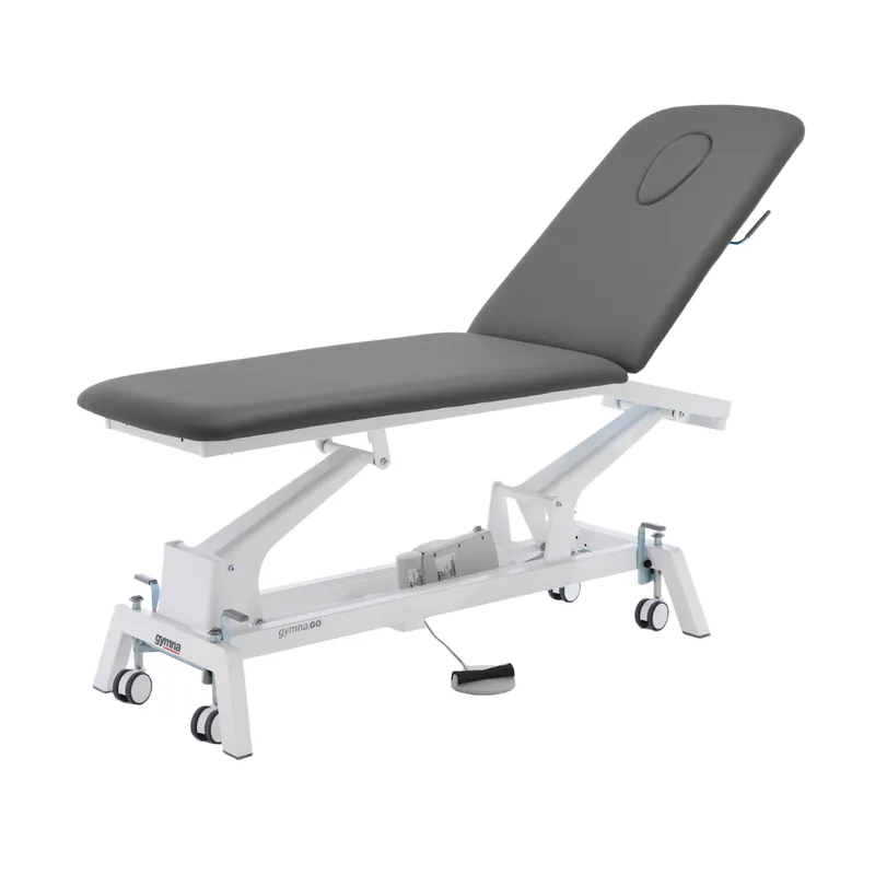 Treatment table gymna.GO E-1 G D1 Electric with foot switch with Ergomax face opening Top-Angebot