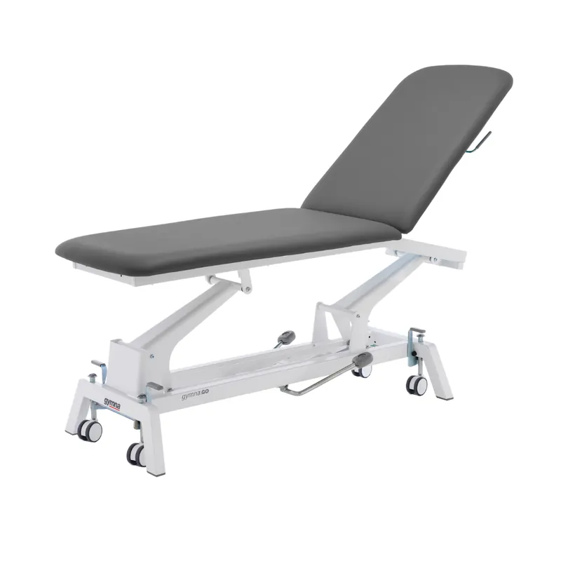 Geprüft Treatment table gymna.GO E-1 G D1e hydraulic with foot pump without face opening