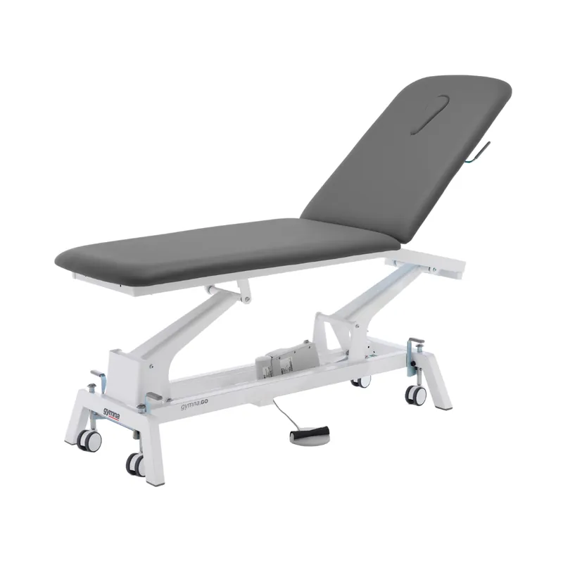 Meistverkauft Treatment table gymna.GO E-1 G D1e Electric with footswitch with face opening