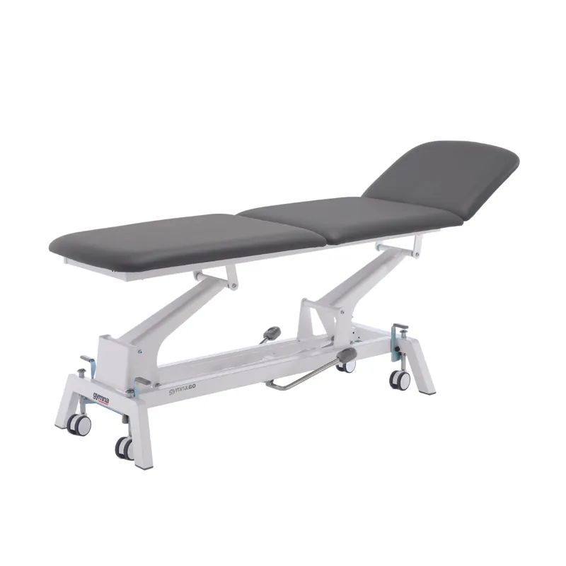Behandlungsliege gymna.GO E-1 G T3x Hydraulisch mit Fußpumpe Ohne Gesichtsöffnung Markenprodukt
