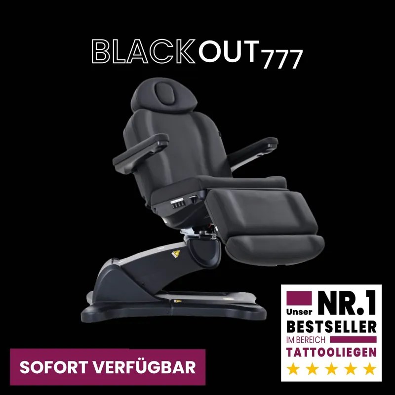 BEAUTEK Tattoo Chair BLACKOUT INK 777 Mega-Angebot
