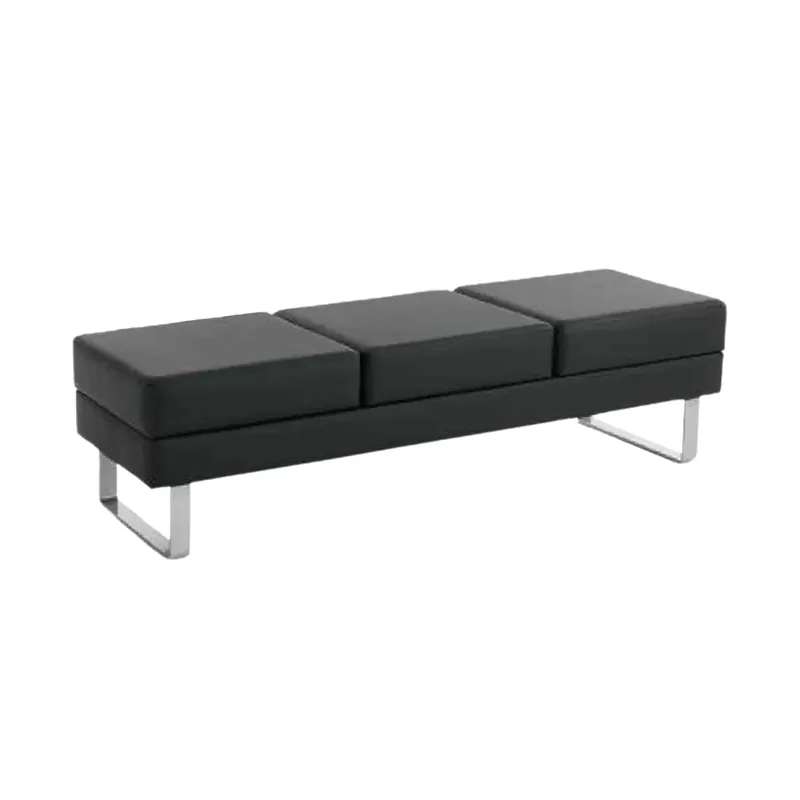 Wartesofa People schwarz Sonderaktion