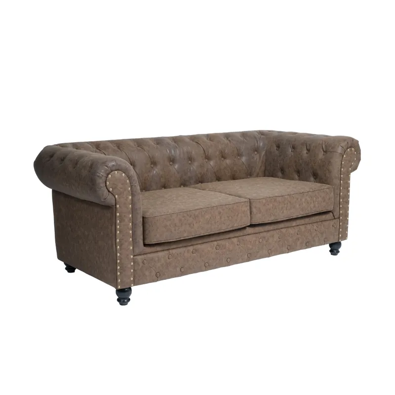 Wartesofa Repose WK Altes Braun Rabatt