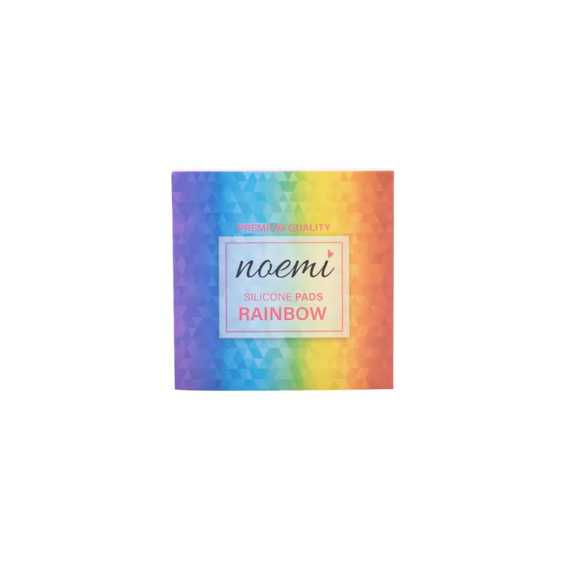Expressversand Noemi Silikon Pads Rainbow (Mix Box 6 Paar)