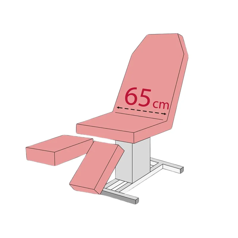 Super-Preis Medixwell Universal Liegenbezug Fußpflegeliegen (3-teilig) ohne Gesichtsloch Velour hazel 62